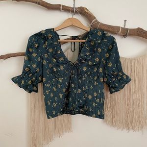FREE PEOPLE SILKY BLOUSE